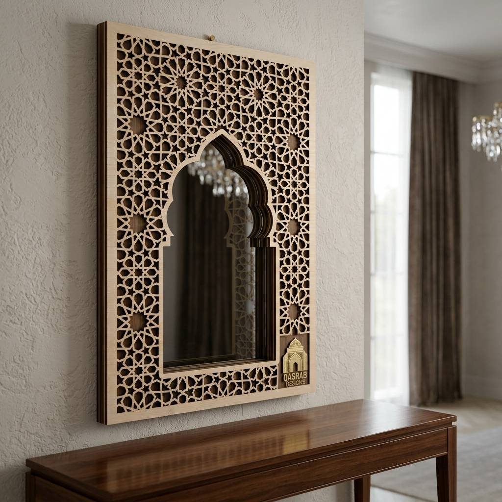 Islamic Geometric Mihrab Mirror